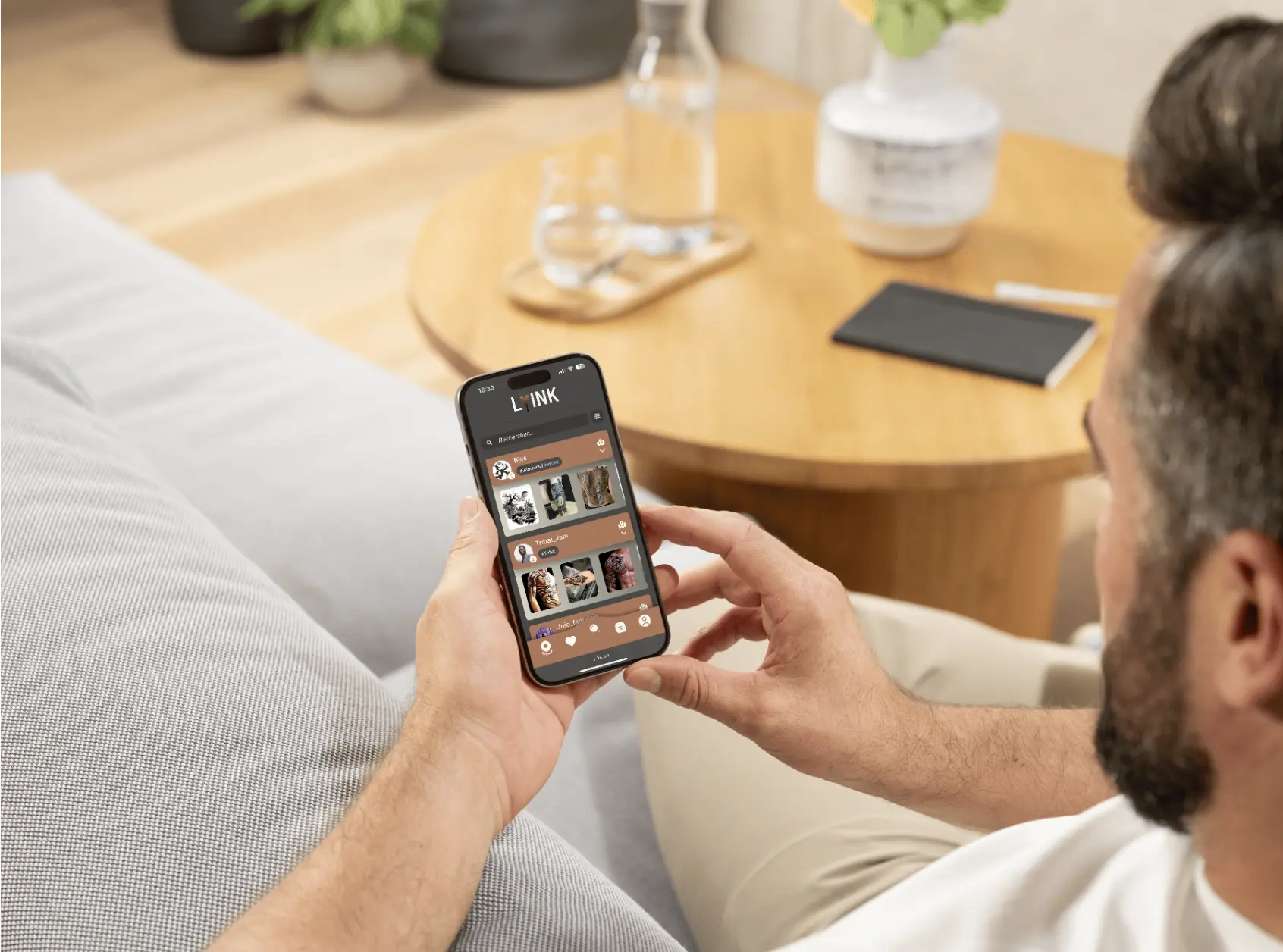 Aperçu du projet L'INK - Application de tatouage